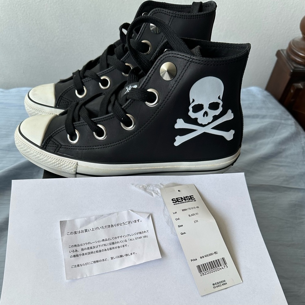 Mastermind Japan World x Converse Chuck Taylor All Star 100 Hi, Size 9 US - Picture 2 of 16